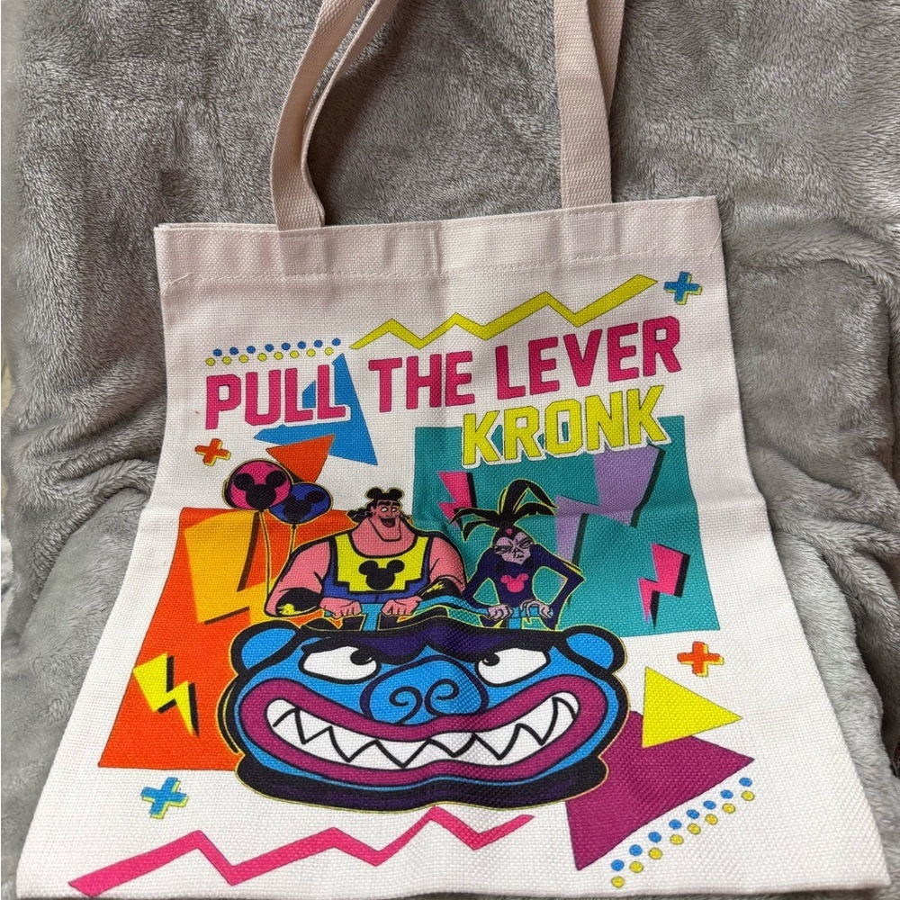 The Emperor's New Groove Pull The Lever Kronk Tote Bag New
